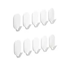 10Pcs Invisible Adhesive Plate Hanger Vertical Plate Holders For The Wall Hooks Decorative Plates Wall Holders For Display