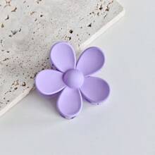 8 Stücke/Set Damen süße Candy-Farbe matte Blumen-förmige Kunststoff Haarspangen, geeignet zum Stylen von Dutt-Frisuren, für den Alltag, als Geburtstagsgeschenk und zum Ausgehen, Haarklammer, Haarklemme, Haarspange