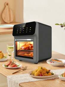 RAF 空气炸锅家用智能电炸锅大容量光波炉无油炸锅厨房360°烘焙可视窗口家用电器 - 查看 8