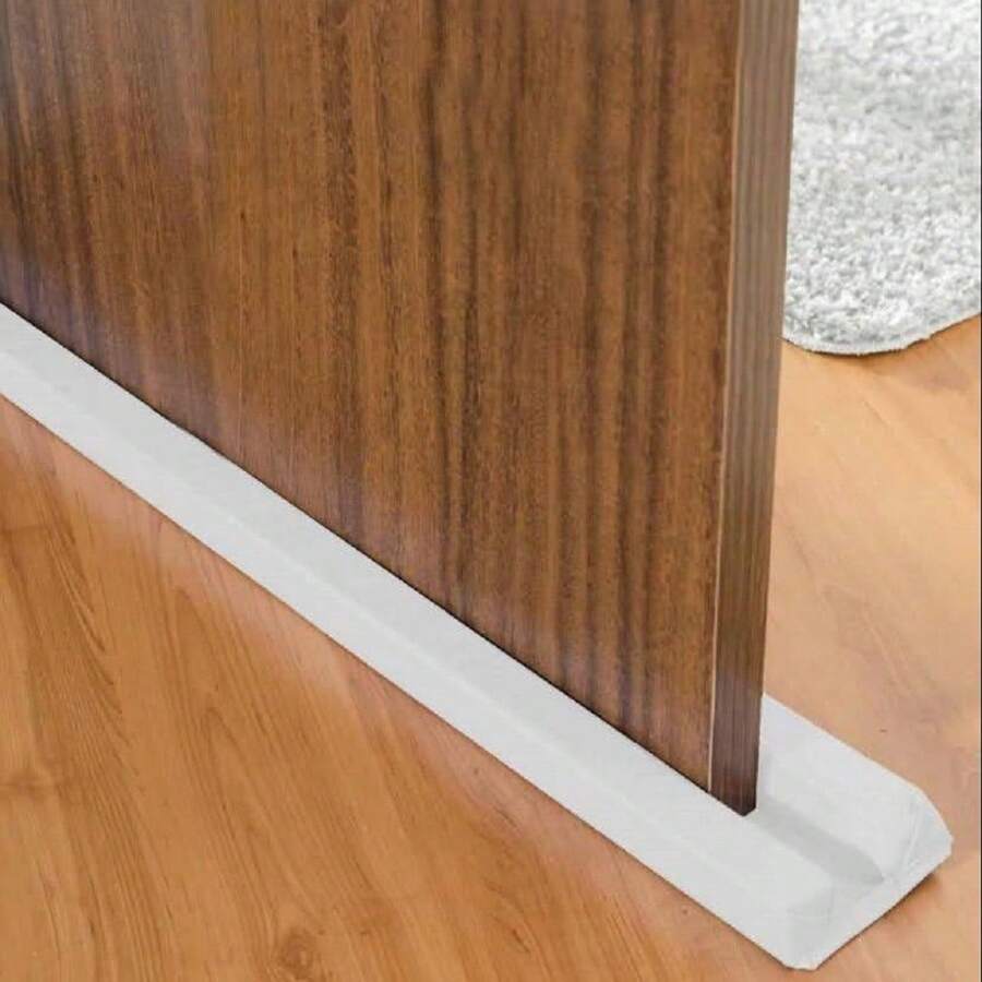 Protetor Veda Porta Protege Contra Insetos E Poeira 80 CM - Branco - Visão 1