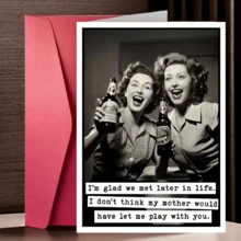 Make Her Birthday Unforgettable! This Funny Greeting Card Is The Perfect Gift For Your Best Friend. A Humorous And Joyful Way To Celebrate Her Special Day. - Multicolor - View 1
