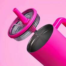 Tapa de repuesto para vaso térmico, tapas a prueba de derrames y salpicaduras para vasos térmicos, tapa con pajita batible para vaso térmico, tapa con pajita batible de repuesto para vaso térmico, tapa reutilizable para vaso térmico