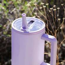 Tapa de repuesto para vaso térmico, tapas a prueba de derrames y salpicaduras para vasos térmicos, tapa con pajita batible para vaso térmico, tapa con pajita batible de repuesto para vaso térmico, tapa reutilizable para vaso térmico