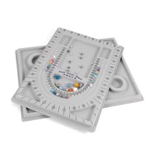 1 pieza Molde de diseño de joyería de plástico para hacer pulseras y collares manualmente