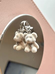 Mini Cute Plush Teddy Bear Keychain Cute Keychain Backpack Ornaments Y2K Accessories Bear Bag Charm Keychain - Multicolor - View 5