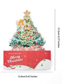 1 hộp thiệp bật lên hình cây thông Noel (bao gồm 1 phong bì + 1 thiệp viết tay + 1 thiệp 3d) Thiệp chúc mừng, Quà tặng bất ngờ, Lời chúc tốt đẹp cho gia đình, bạn bè, Phòng ấm áp, Trang trí tiệc, Trang trí nhà cửa, Trang trí nhà bếp, Trang trí Halloween, Trang trí phòng, Trang trí Giáng sinh, Trang trí tiệc, Đồ thủ công trang trí, Đồ trang trí bàn làm việc, Đồ trang trí bàn, Quà tặng tiệc, Đồ trang trí Halloween, Đồ trang trí Giáng sinh, Quà tặng Halloween, Quà tặng Giáng sinh. - Nhiều màu - Xem 8
