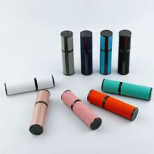 furio 1pc Luxury Leather Clad Metal Perfume Atomizer,Robust And Easy To Use, Portable Mini Refillable Perfume Bottle Travel Size Spray Bottles Accessories 5ml/0.17oz