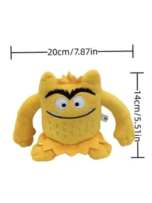 1 pieza Muñeco de peluche de monstruo de emociones, muñeco de peluche lindo que representa diferentes emociones, decoración de coche, regalo de Pascua, decoración de sofá/sofá/dormitorio, regalo de cumpleaños, representación de emociones