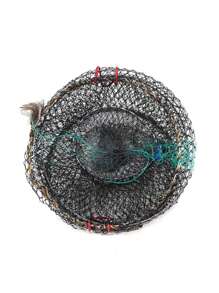 1pc Portable Foldable Fishing Net For Crab, Small Fish, And Crayfish - Lightweight Fishing Trap Tackle With 25* 47cm - Multicolor - View 12