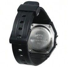 Men's Digital Waterproof Sports Watch Model AQ - 81 - 黑色 - 查看 4