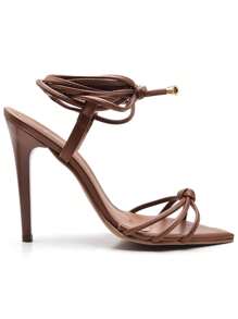 Ellas Women's Sandal Online High Heel Leaf Toe - 駝色 - 查看 2