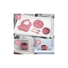 Kit 6 Pieces Of Silicone Cutlery For Babies And Children - 玫紅色 - 查看 2