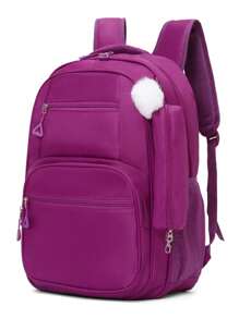 Women Fashion Backpacks - 紫色 - 查看 2