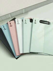 1 件，带夹子的直立式文件夹 - A4 尺寸，时尚文件夹，用于整理办公室、家庭、学校、文件整理和收据存储、返校办公用品、学校用品的材料 - 彩色 - 查看 7
