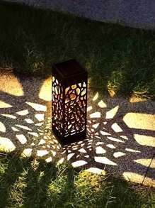 8 pièces/6 pièces/4 pièces/2 pièces Éclairage solaire extérieur, Éclairage décoratif solaire pour sentier de jardin, Éclairage de jardin et de pelouse, Lumières solaires décoratives extérieures à motif ajouré, Éclairage paysager solaire étanche LED pour jardin extérieur, Lumières solaires décoratives pour jardin, cour et bureau