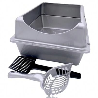 Arenero Grande Para Gato Con Extensión + Palitas