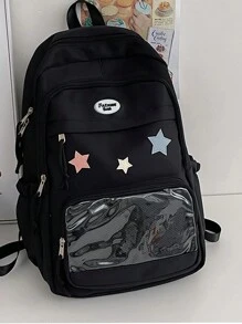 shinaier 大容量双肩书包，适合女大学生和高中生，减轻负担学校背包，书包，学校书包，大背包，背包学校，返校包便携，轻便，适合少女女大学生，非常适合返校，开学第一天，大学，中学，高中，街头和日式风格女包