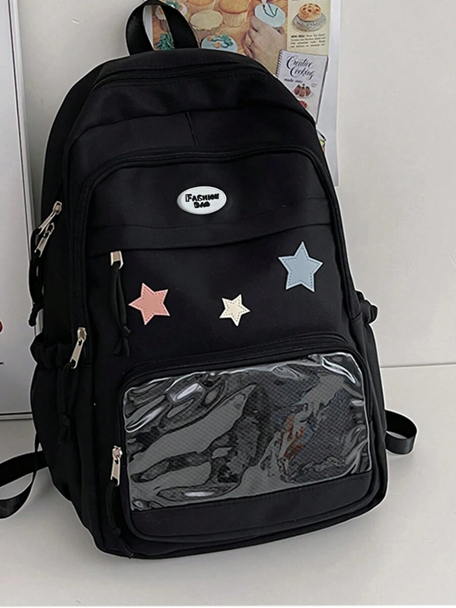 shinaier 大容量双肩书包，适合女大学生和高中生，减轻负担学校背包，书包，学校书包，大背包，背包学校，返校包便携，轻便，适合少女女大学生，非常适合返校，开学第一天，大学，中学，高中，街头和日式风格女包