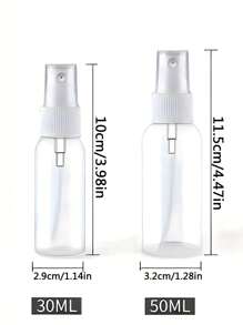 1/4/8 piezas Botella de spray recargable portátil para cosméticos, envase de spray de cosméticos y perfume, envase de muestra de cosméticos, envase de almacenamiento de esencia de cosméticos, botella de spray de plástico transparente, botella de spray de agua, atomizador de alcohol, botella de spray de almacenamiento de cosméticos de baño, botella de spray de perfume, caja de bomba de spray de perfume, mini spray de bolsillo para billetera, botella dispensadora de viaje, juego de mini botellas de viaje de plástico, accesorios de viaje de herramientas de belleza, reutilizable y a prueba de fugas - adecuado para todas las estaciones, herramientas de dispensador de perfume, pequeños envases recargables para cosméticos, artículos de tocador, perfume, productos para el cuidado de la piel, productos de limpieza líquidos, regalo del Día de la Madre, regalo del Día del Padre, regalo de San Valentín, regalo de Navidad, regalo de Halloween, regalo de Año Nuevo - Multicolor - Ver 5