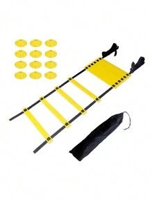 8-sections/set Agility Ladder Training Equipment, Speed Ladder With Carrying Bag For Footwork, Sports Training - Yellow - View 8