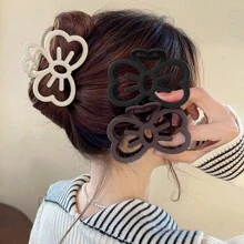 3件套女士多色简约甜美可爱蝴蝶发夹日常街头发夹爪夹发夹发夹发夹接发夹 - 彩色 - 查看 9