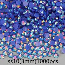 500pcs/1000pcs 2mm/3mm/4mm AB Flat Resin Jelly Rhinestones For DIY Glass Bottles, Nail Art, Headpieces, Costume Decoration, Loose Sparkling Accessories - Multicolor - View 35