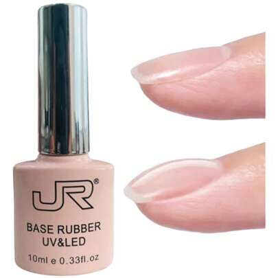 Gel Base Rubber Transparente 10ml Jr UNA PIEZA