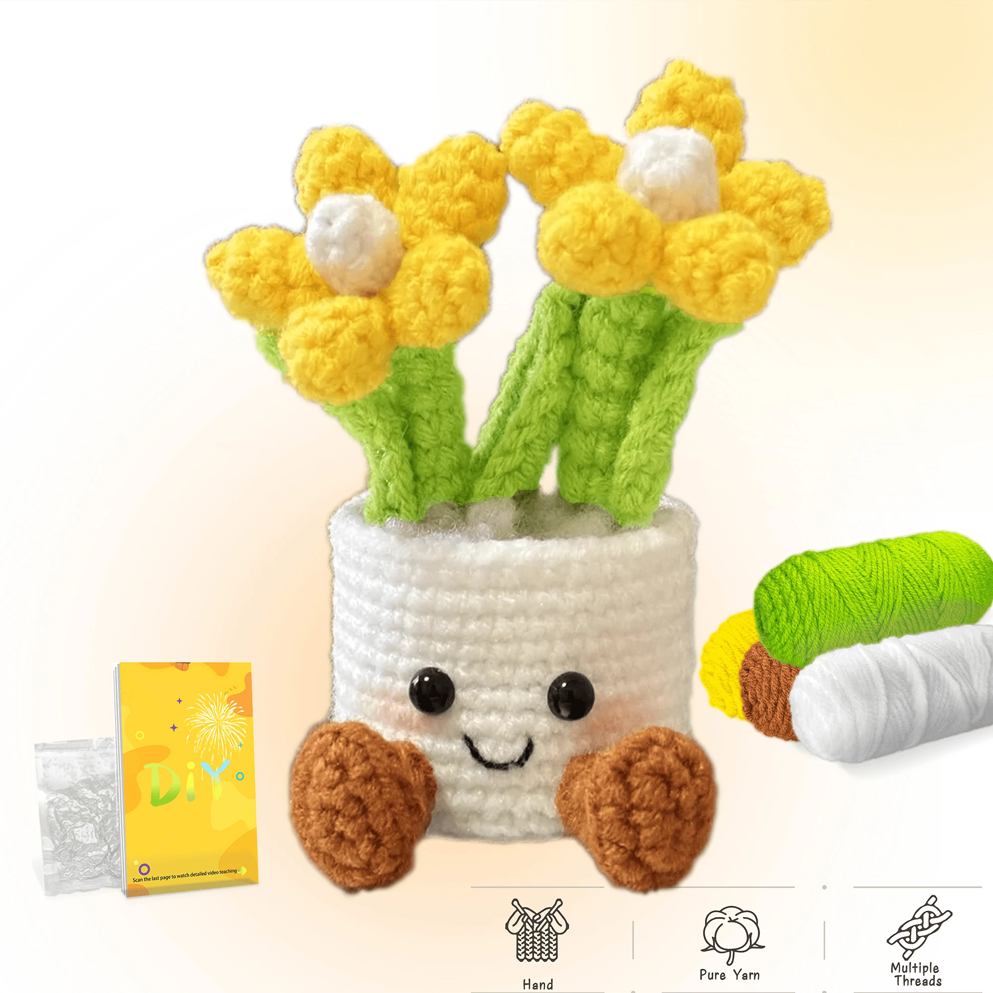 SusggO Kit amigurumi pour débutants, kit de crochet complet SusggO Kit amigurumi pour débutants, kit de crochet complet