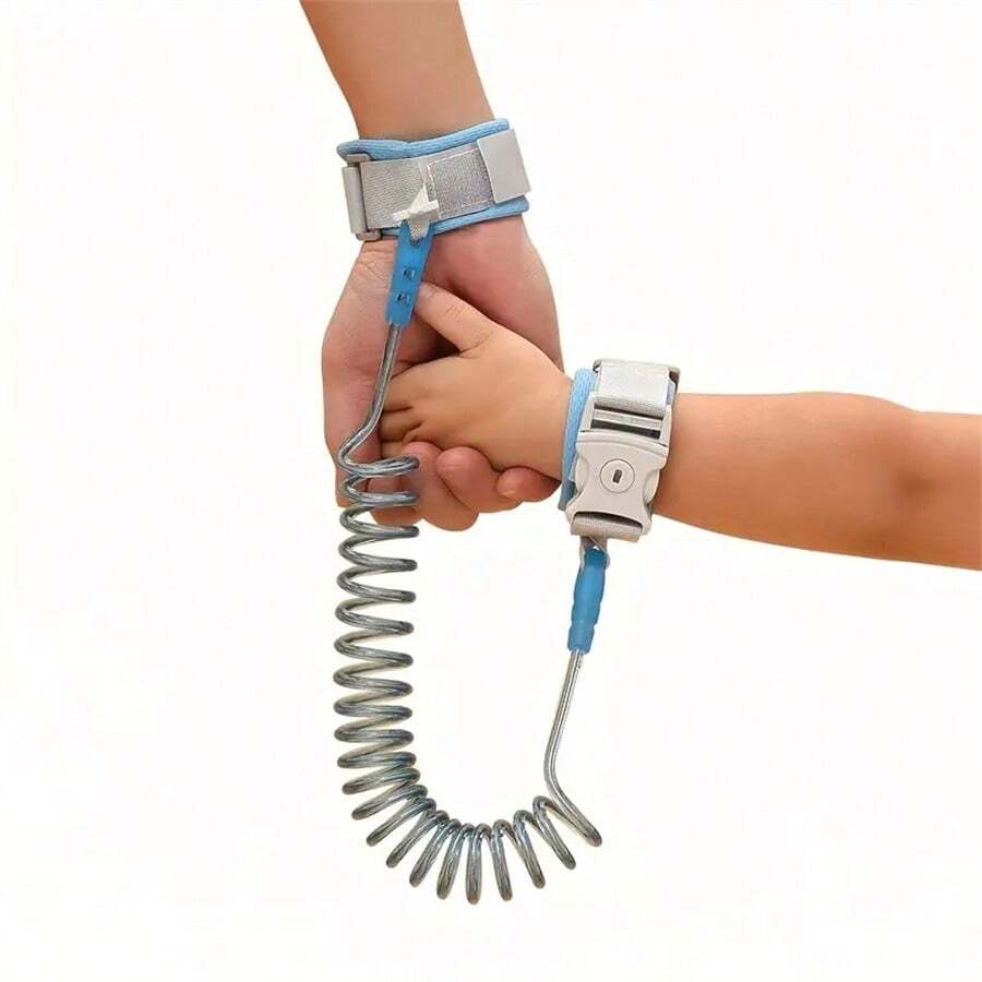 1pc Upgraded Baby Anti-Lost Belt With Traction Rope, Lockable 2m Child Anti-Lost Chain Retractable Bracelet - Multicolor - View 1