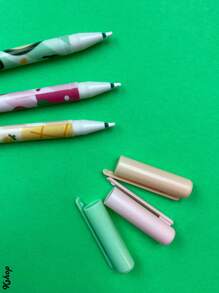 12 pz de pluma de tinta negra con punta fina - Multicolor - Ver 4