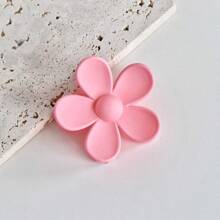 8 Stücke/Set Damen süße Candy-Farbe matte Blumen-förmige Kunststoff Haarspangen, geeignet zum Stylen von Dutt-Frisuren, für den Alltag, als Geburtstagsgeschenk und zum Ausgehen, Haarklammer, Haarklemme, Haarspange
