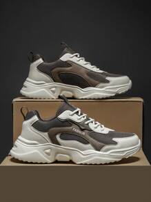 Heren herfst/winter casual dikke sneakers, verhoogde hoogte, studentensneakers, modieuze, veelzijdige sportschoenen