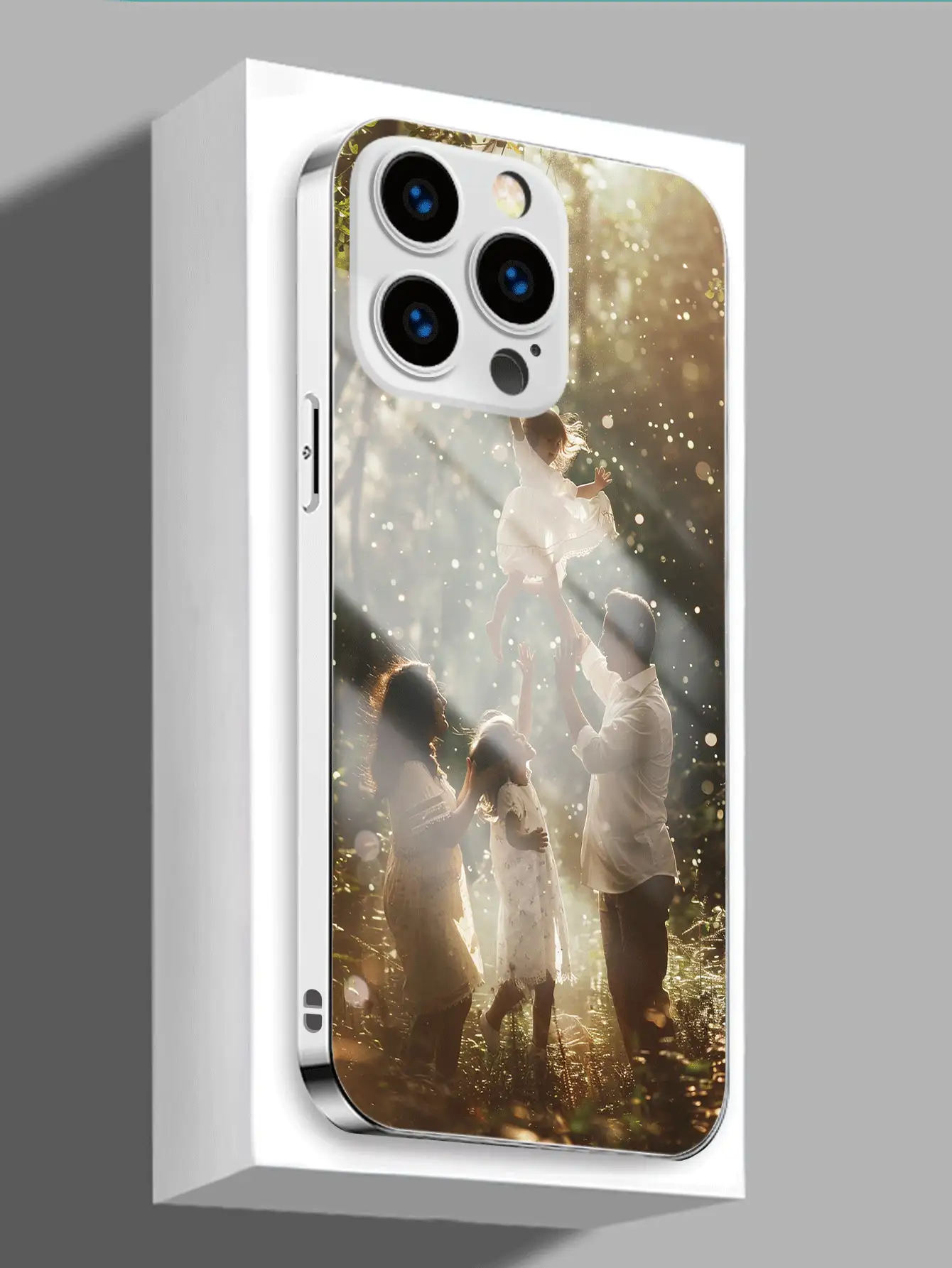 1pc Customized Sexy Black Skin Phone Case Compatible With Iphone 16 Pro Max/16 Plus, S25 Ultra/S25 Plus/S25, Compatible With Redmi And Other Models,Customized Phone Cases,Street Casual Chic - Silver - View 3