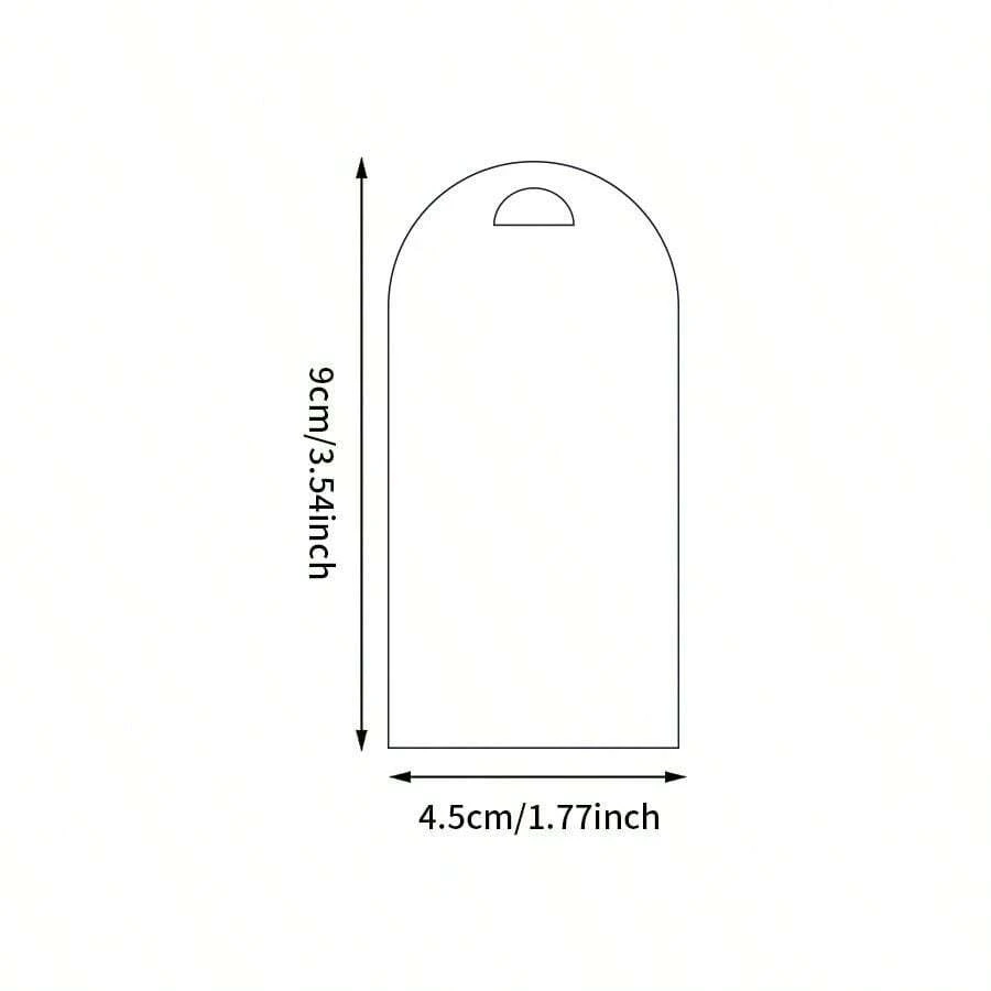 20pcs Clear Acrylic Wedding Place Cards Arch Blank Name Tags DIY