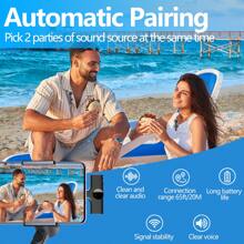 Micrófono lavalier inalámbrico compatible con iPhone, iOS, micrófono de solapa con reducción de ruido para grabación, mini micrófono de solapa, micrófono de solapa inalámbrico para grabación de video, vlog - Negro - Ver 7