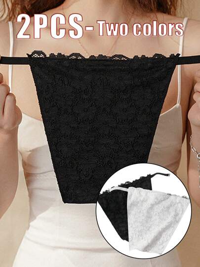 2 Pcs/Set Ladies Lace Fake Collar Double Layer Lace Breathable Fashion Chest Cover False Collar For Daily Wear,Summer One-Piece Lace Fake Collar, Chest Covering And Anti Glare Artifact, Chest Blocking Lingerie For Women Valentine's Day Valentines