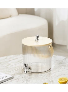 1台 冰箱冷藏柜夏季降温大容量水果茶水壶家用饮料桶小桶冰水果汁桶带水龙头厨房用品酒吧用品（不提供热水） - 多重規格 - 查看 8