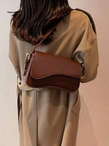 Bolso pequeño de hombro, bolso de mano, sobre clásico estilo retro, bolso bandolera