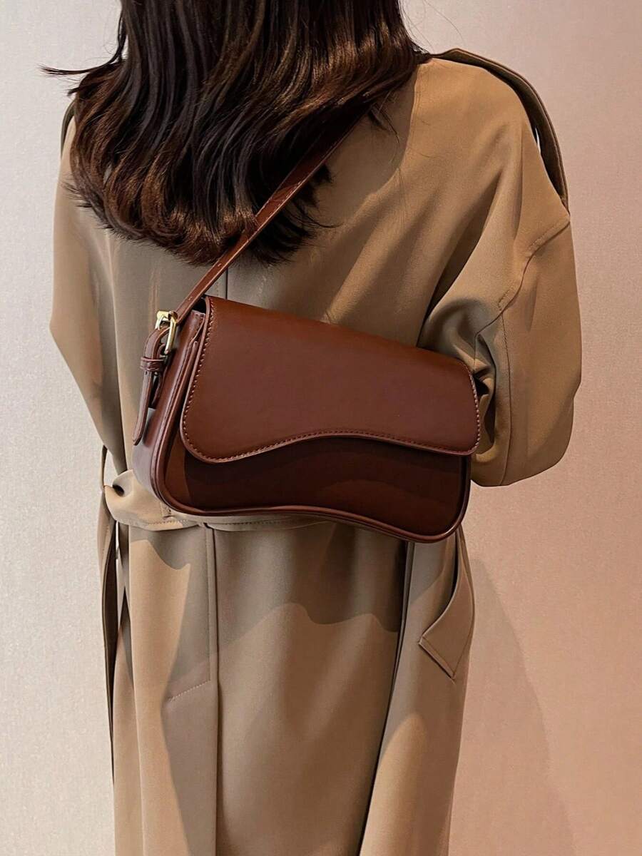 Bolso pequeño de hombro, bolso de mano, sobre clásico estilo retro, bolso bandolera