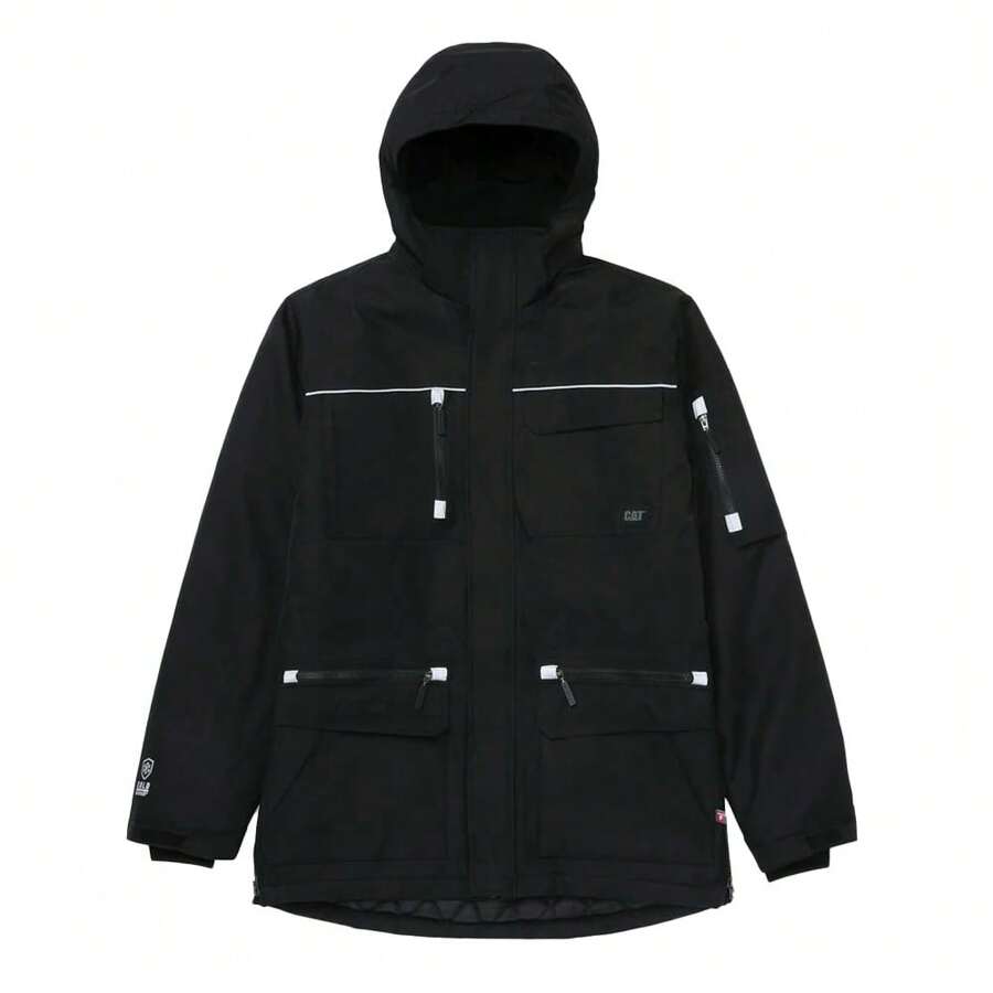Caterpillar Mens Parker Insulated Jacket (Black) - màu đen - Xem 1