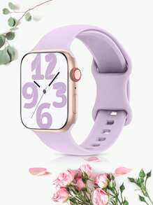 三合一包括腕带、表壳和保护膜 女式 男式 I 时尚运动 柔软、舒适、透气 单色纯色硅胶蝴蝶扣表带 带单颗水钻 双颗水钻 带钢化膜保护套 元旦礼物 多种颜色可选，搭配 Apple Watch Ultra 系列 9/8/7/6/5/SE/4/3/2/1 配件 替换表带 配件 DIY 套装 情人节 - Series 4/5/6/SE[40mm] - 查看 36