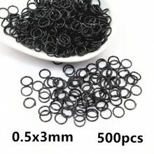 500pcs 3-12mm Metal Jump Rings Split Ring Open Single Loops DIY Jewelry Making Accessories Findings