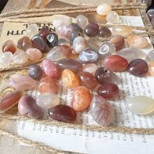 100g/Pack Natural Blood Red Agate Raw Stone For Fish Tank Landscaping Decoration Colorful Agate Stone - 9-12mm/0.35-0.47inch - View 3