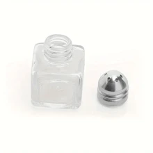 2 件式玻璃调味瓶 - 防锈、创意厨房和香料罐，用于盛放盐、胡椒和味精 - 無色 - 查看 8