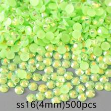 500pcs/1000pcs 2mm/3mm/4mm AB Flat Resin Jelly Rhinestones For DIY Glass Bottles, Nail Art, Headpieces, Costume Decoration, Loose Sparkling Accessories - Multicolor - View 42