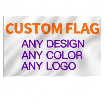 1pc Custom Flag Banner Tapestry Any Size Personalized Flags Garden Yard Flag, Custom Your Own Logo Text Or Image Banners Wall Decoration