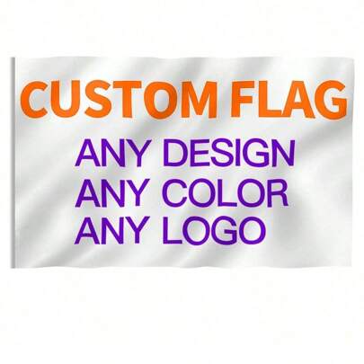 1pc Custom Flag Banner Tapestry Any Size Personalized Flags Garden Yard Flag, Custom Your Own Logo Text Or Image Banners Wall Decoration