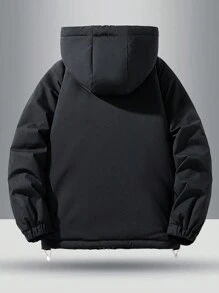 2024 New Winter Men Outdoor Sport Fashionable Casual Hooded Thicken Warm Padded Coat