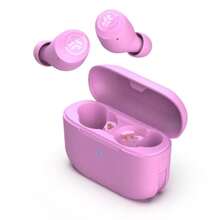 JLab Go Pop+ True Wireless Bluetooth Earbuds + USB Charging Case, Dual Connect, IPX4 Sweat Resistance, Bluetooth 5.1 Connection, 3 EQ Sound Settings Signature, Balanced, Bass Boost - Hồng+ - Xem 1