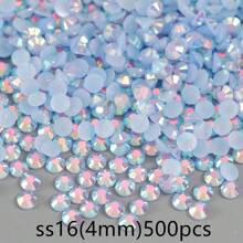 500pcs/1000pcs 2mm/3mm/4mm AB Flat Resin Jelly Rhinestones For DIY Glass Bottles, Nail Art, Headpieces, Costume Decoration, Loose Sparkling Accessories - Multicolor - View 51